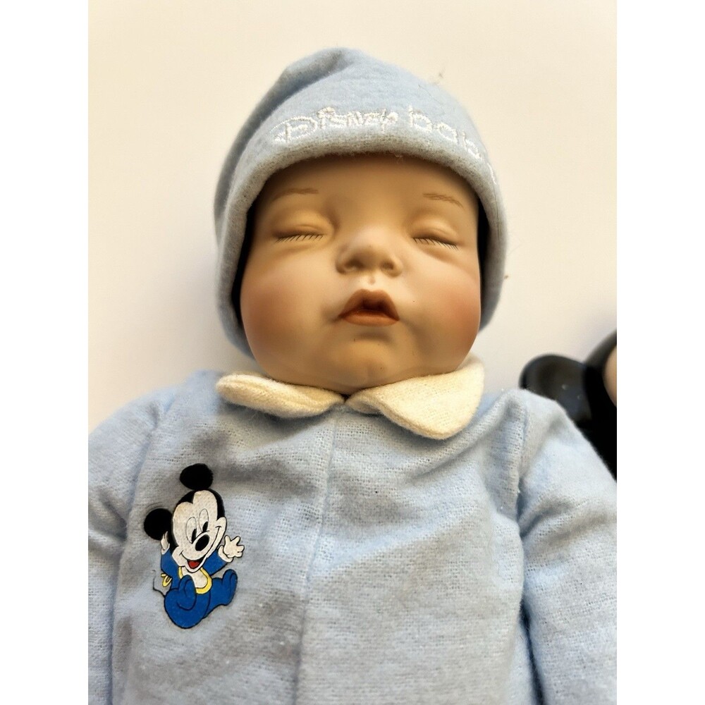 Ashton Drake Galleries Baby Mickey Mouse Porcelain Doll Disney Babies Dreamland - Picture 5 of 15